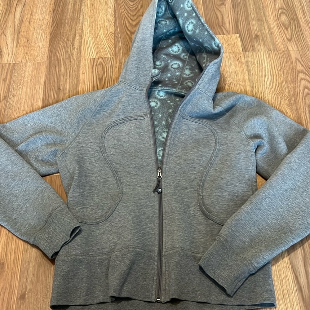 Lululemon reversible scuba hoodie sz 10